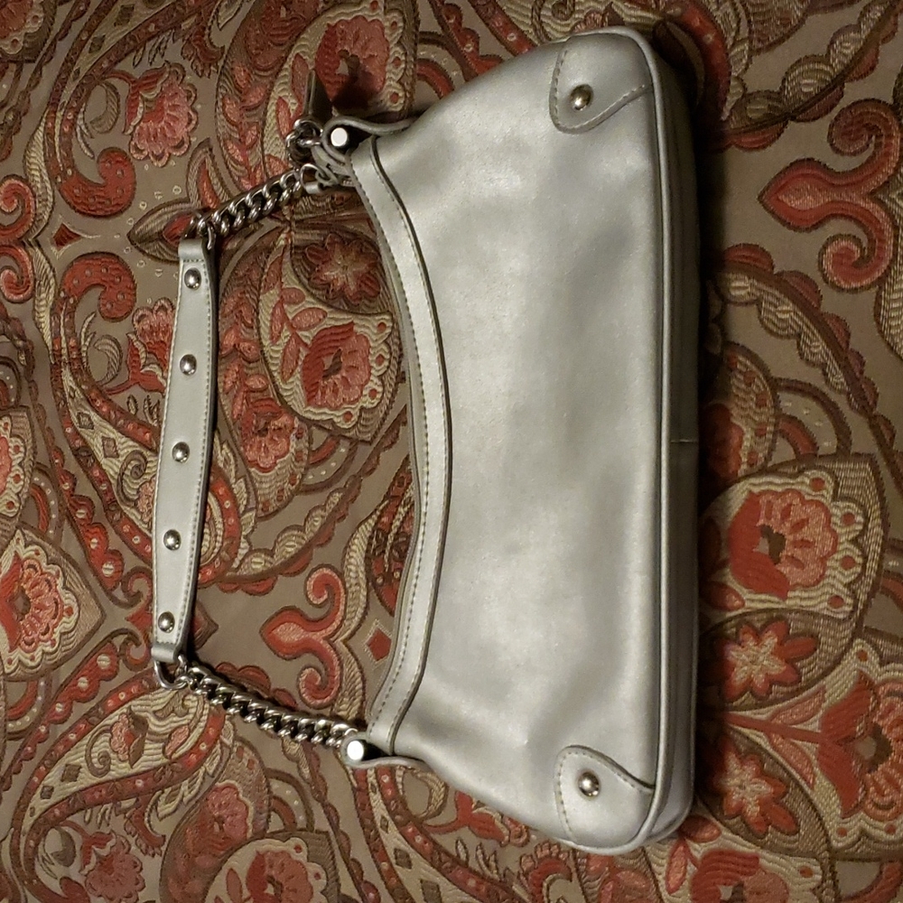 2 For $20--Nine West Silver clutch purse